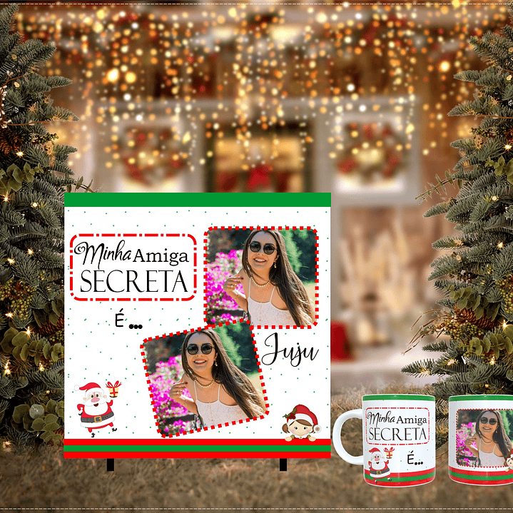 O Kit Secreto do Natal: Caneca + Azulejo Personalizado que Vai Parar o Instagram 6
