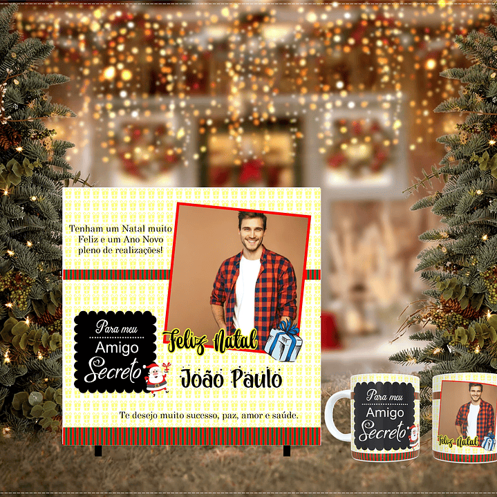 O Kit Secreto do Natal: Caneca + Azulejo Personalizado que Vai Parar o Instagram 8