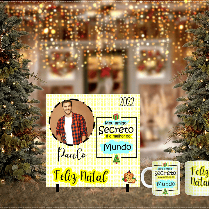 O Kit Secreto do Natal: Caneca + Azulejo Personalizado que Vai Parar o Instagram 10