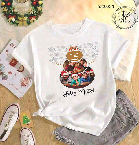 T-shirt Natal Família