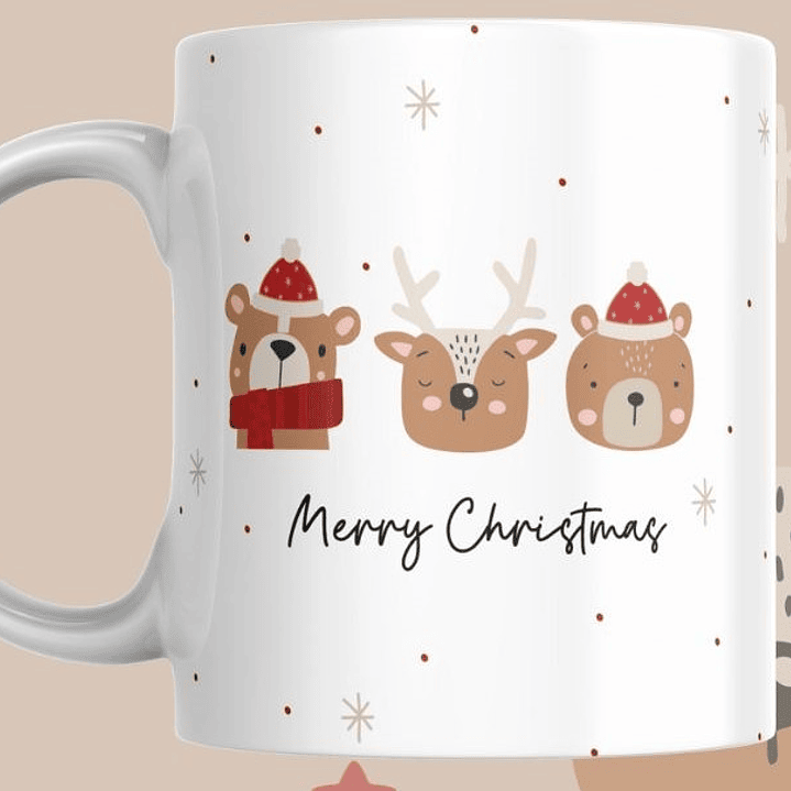 Coleção de Canecas de Natal Minimalistas 2