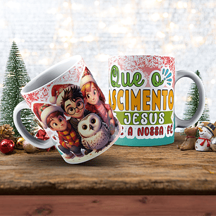 Canecas de Natal Personagens