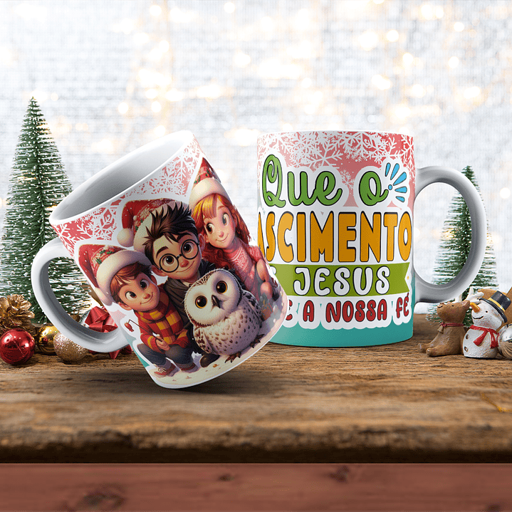 Canecas de Natal Personagens 1