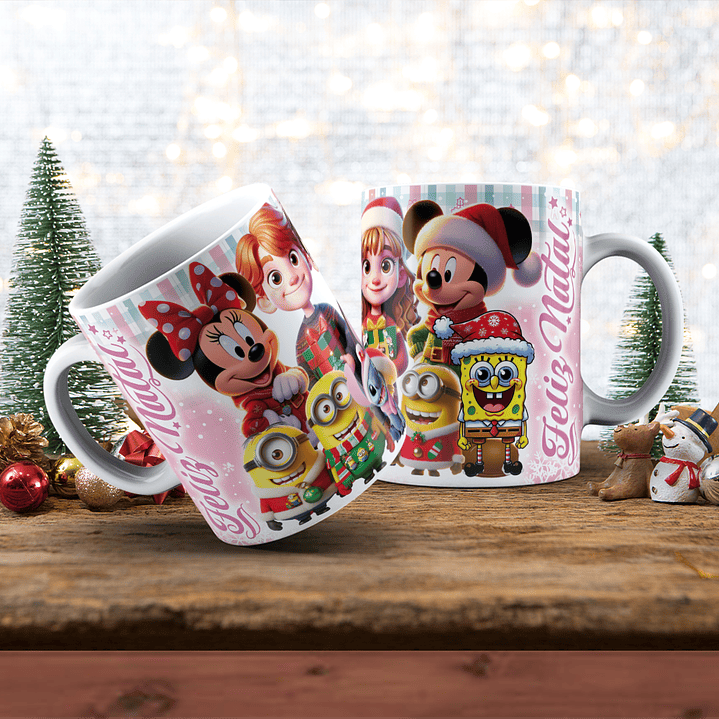 Canecas de Natal Personagens 4