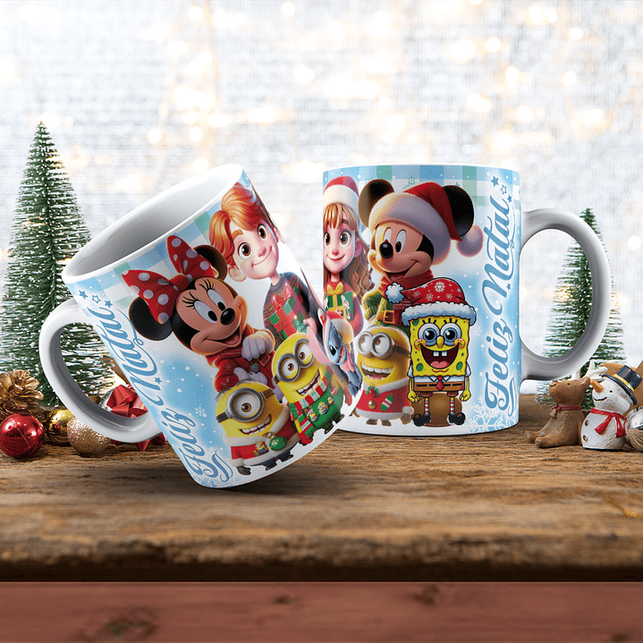 Canecas de Natal Personagens 7