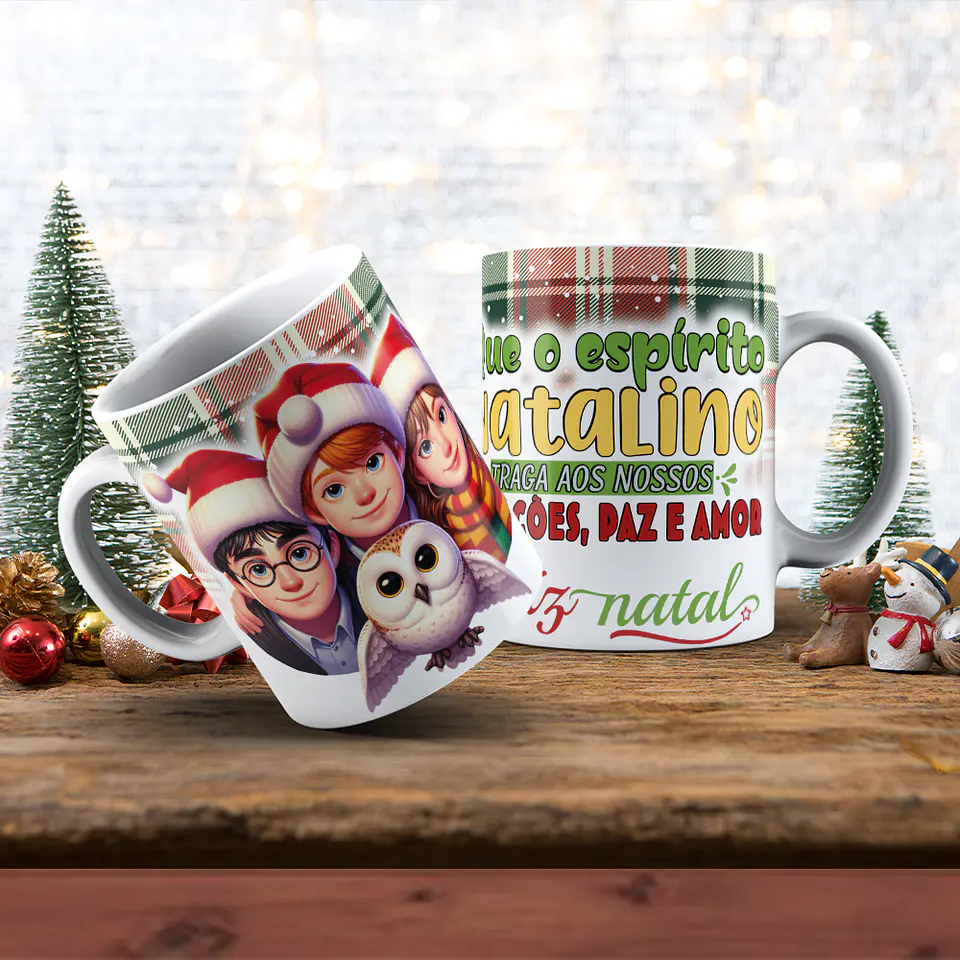 Canecas de Natal Personagens 17