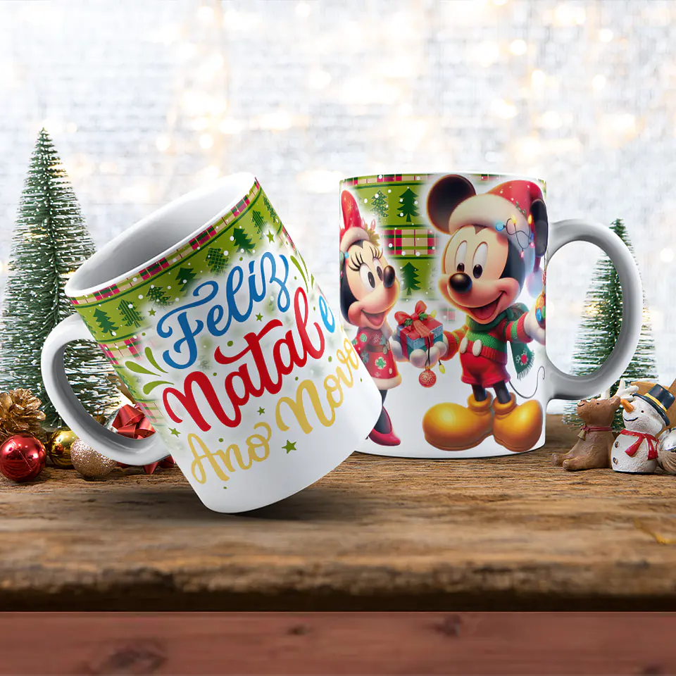 Canecas de Natal Personagens - Vol 02 2