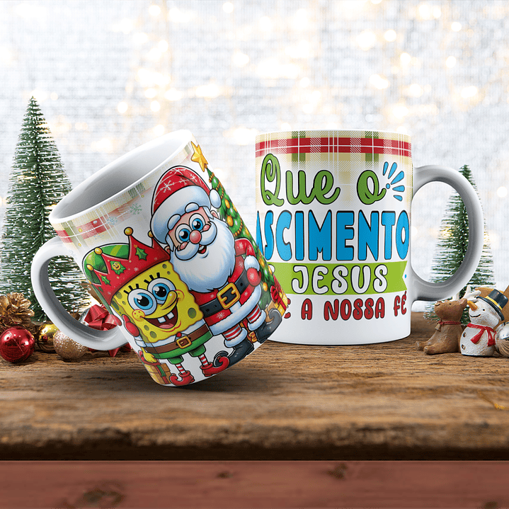 Canecas de Natal Personagens - Vol 02 6