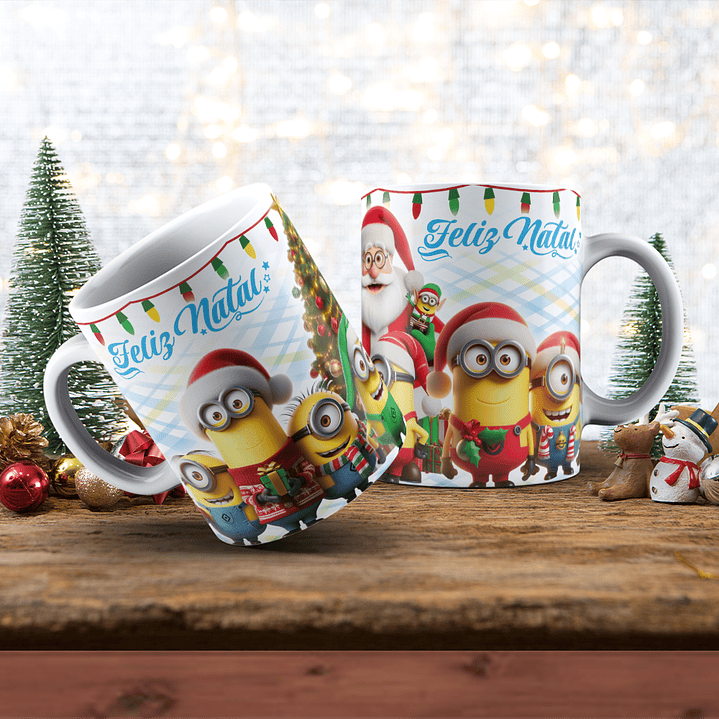 Canecas de Natal Personagens - Vol 02 9