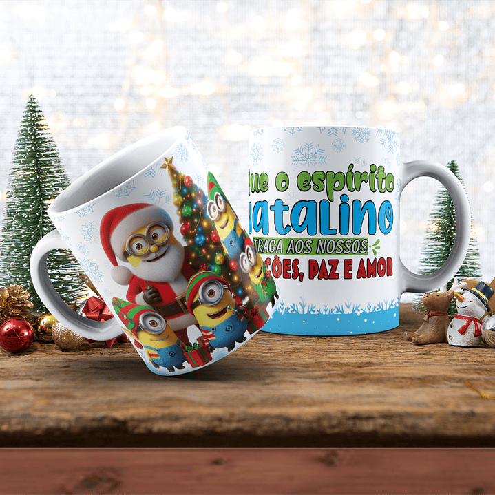 Canecas de Natal Personagens - Vol 02 10
