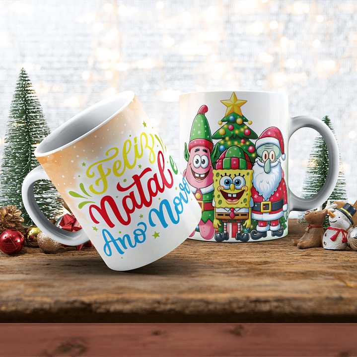 Canecas de Natal Personagens - Vol 02 12