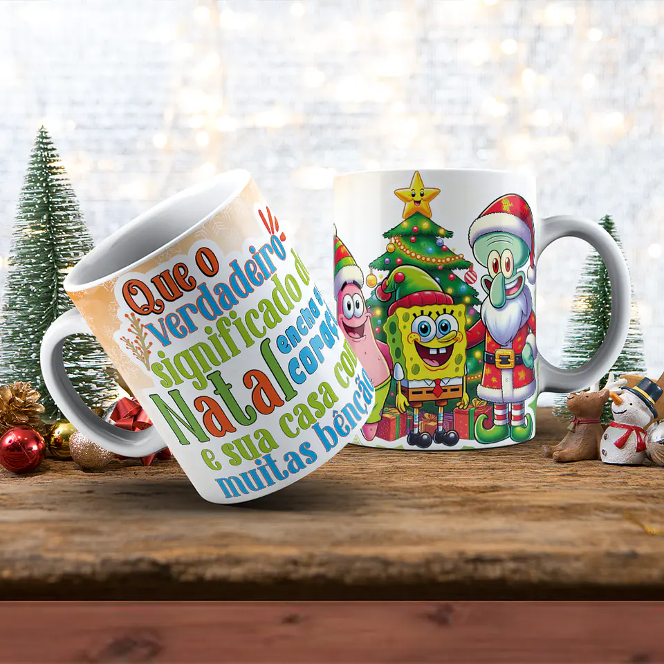 Canecas de Natal Personagens - Vol 02 13