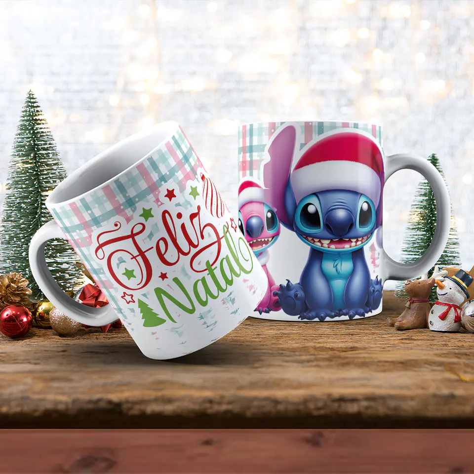 Canecas de Natal Personagens - Vol 03 2