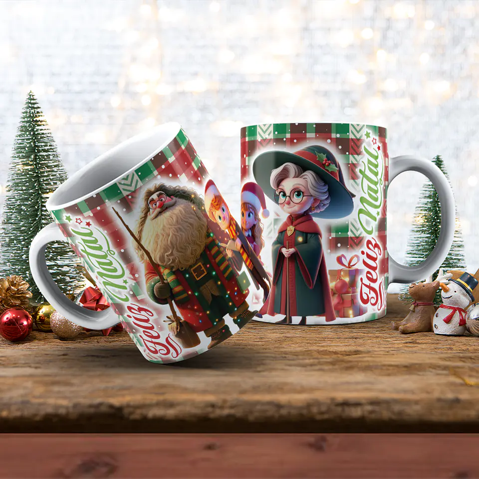 Canecas de Natal Personagens - Vol 03 10