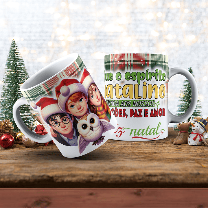 Canecas de Natal Personagens - Vol 03 11