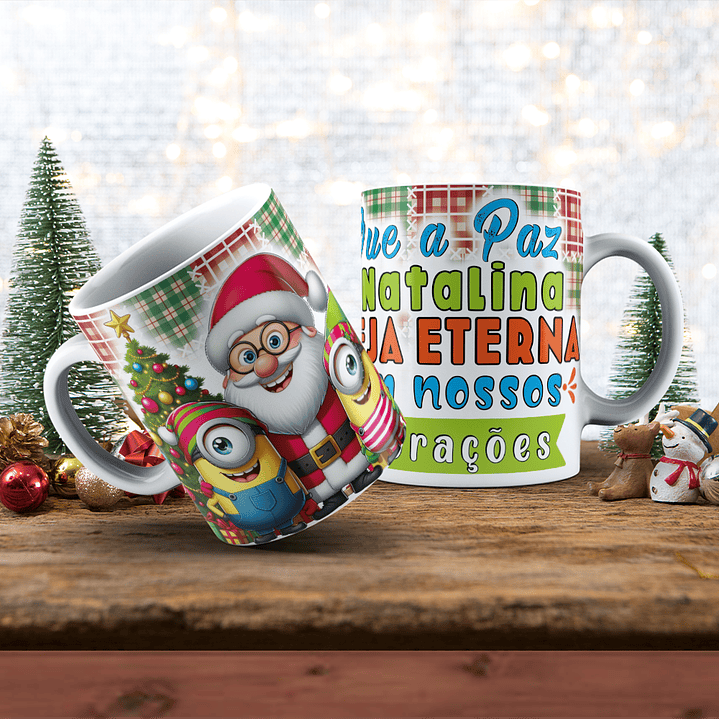 Canecas de Natal Personagens - Vol 04 2