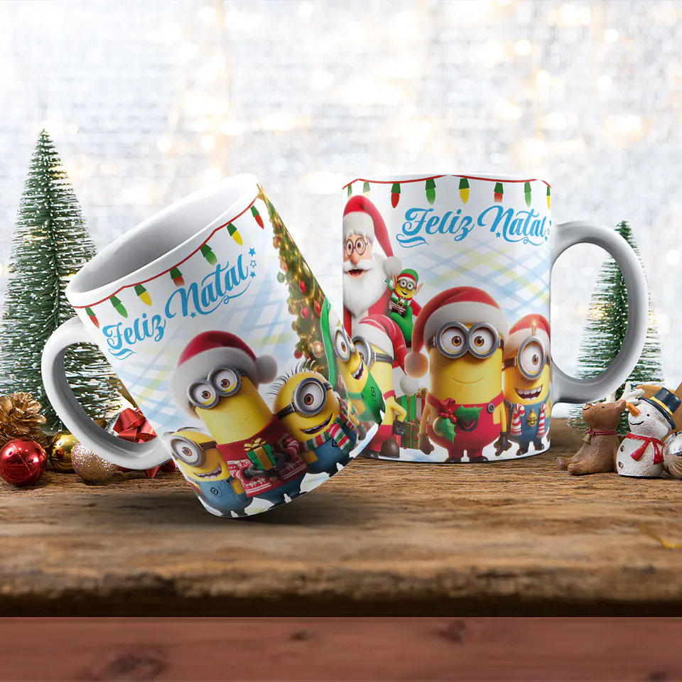 Canecas de Natal Personagens - Vol 04 5
