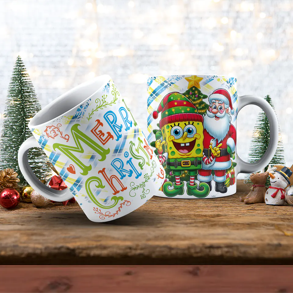 Canecas de Natal Personagens - Vol 04 6