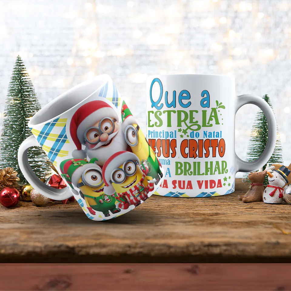 Canecas de Natal Personagens - Vol 04 10