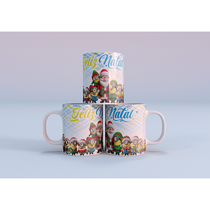 Canecas de Natal Personagens - Vol 05