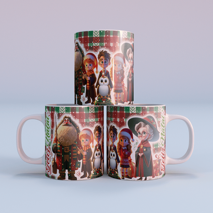 Canecas de Natal Personagens - Vol 05 2