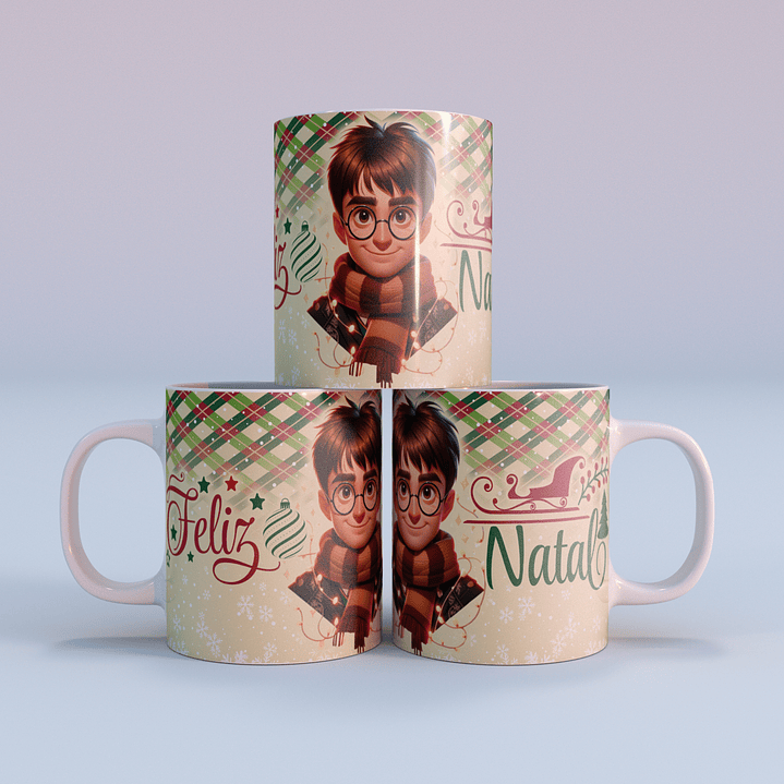 Canecas de Natal Personagens - Vol 05 3