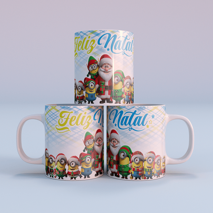 Canecas de Natal Personagens - Vol 05 5