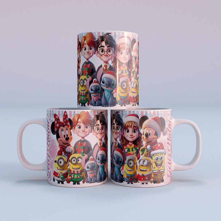 Canecas de Natal Personagens - Vol 05 8