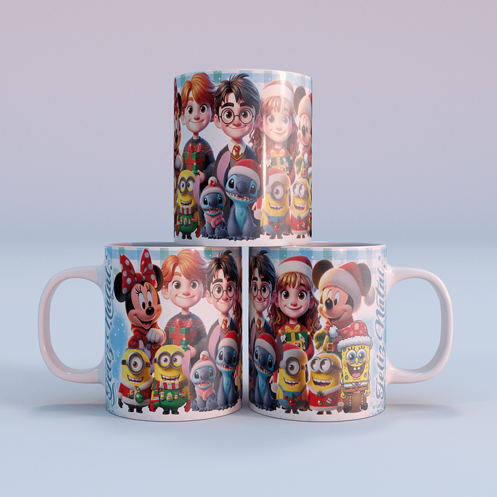 Canecas de Natal Personagens - Vol 05 11