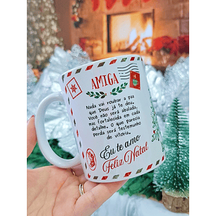 Caneca Tipo postal de Natal