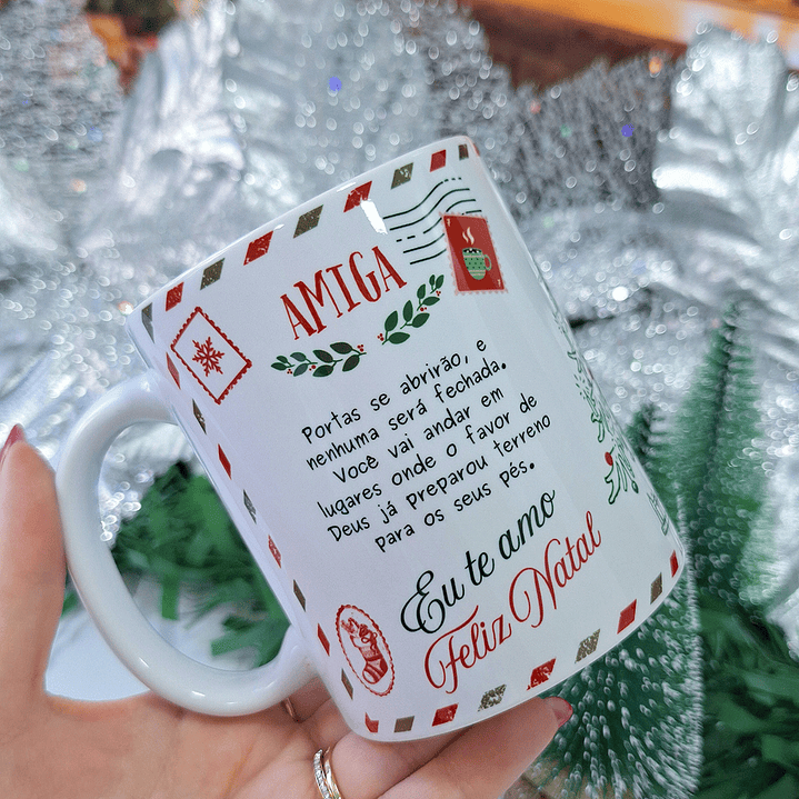 Caneca Tipo postal de Natal 4