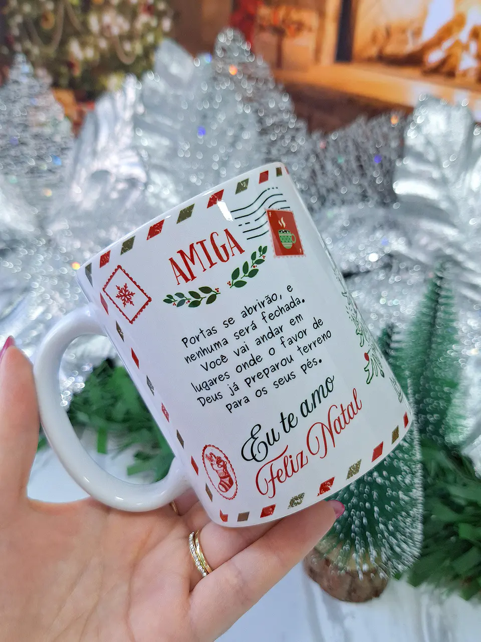 Caneca Tipo postal de Natal 4