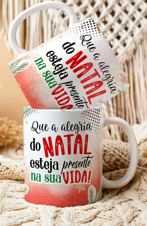 Canecas de Natal Com Foto