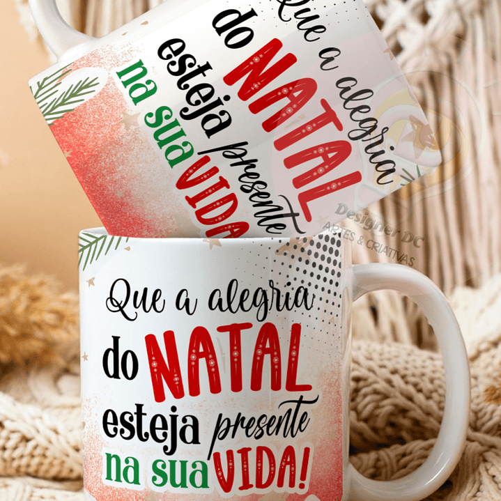 Canecas de Natal Com Foto 1