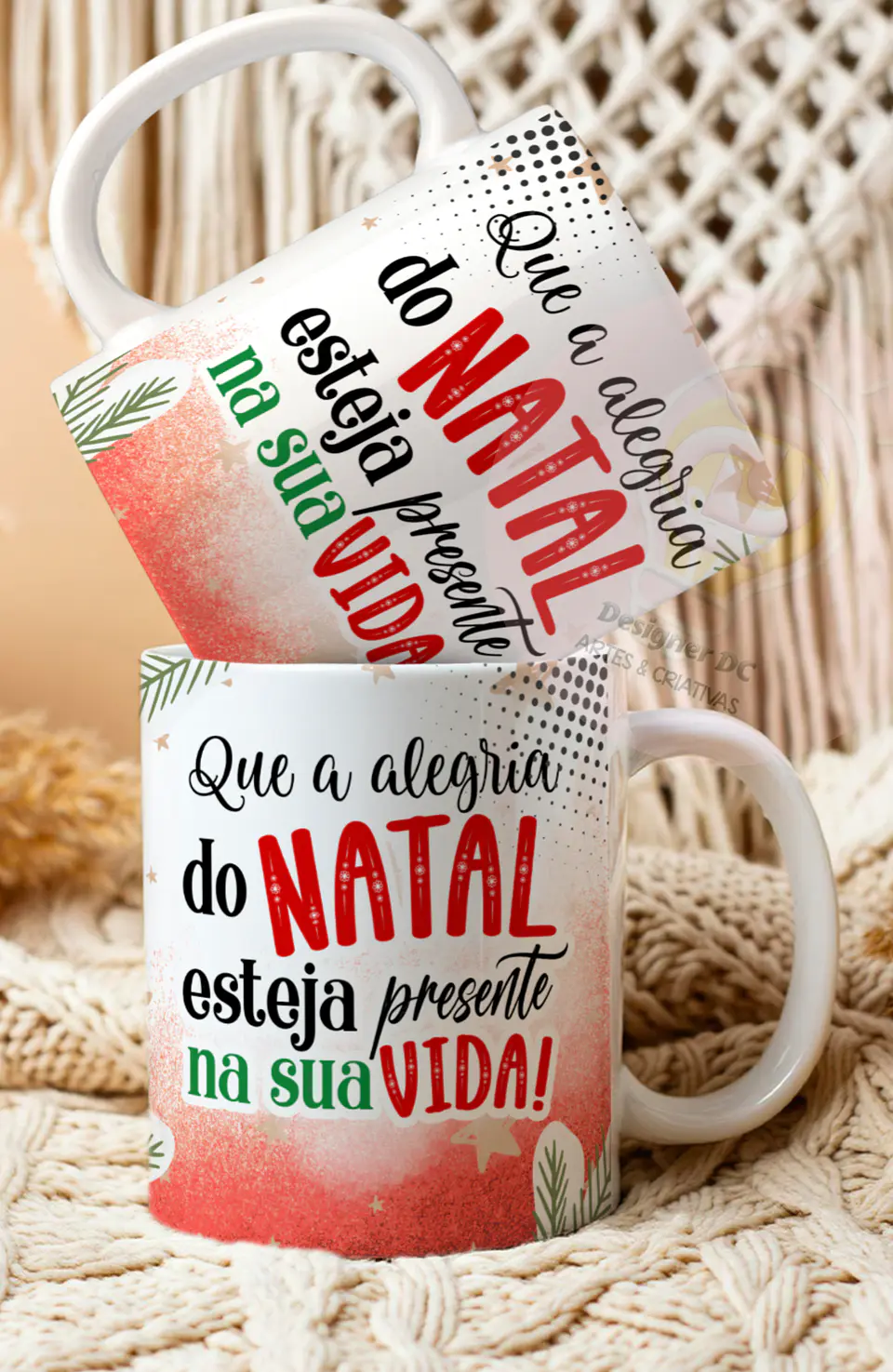 Canecas de Natal Com Foto 1