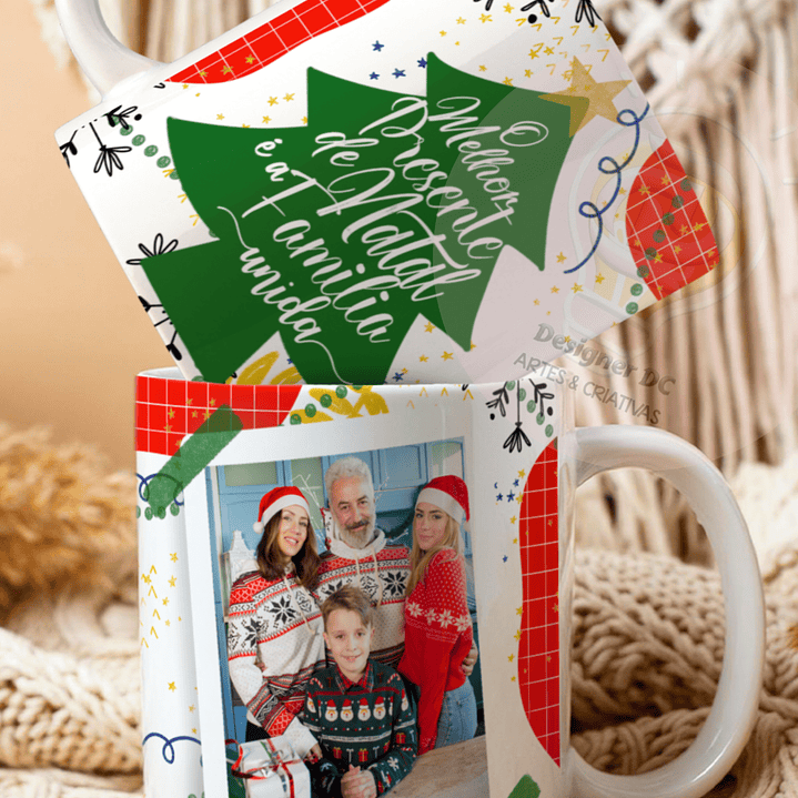 Canecas de Natal Com Foto 4
