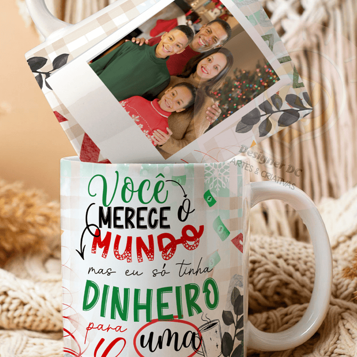 Canecas de Natal Com Foto 7