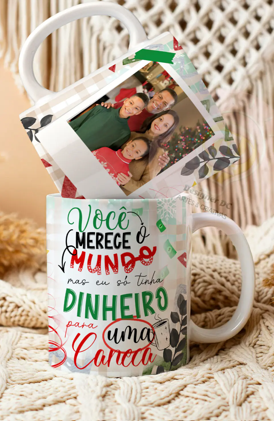 Canecas de Natal Com Foto 7