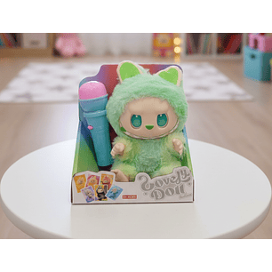 Boneco Labubu Com Microfone