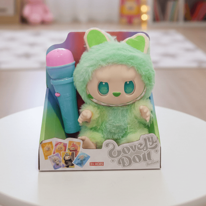 Boneco Labubu Com Microfone 1