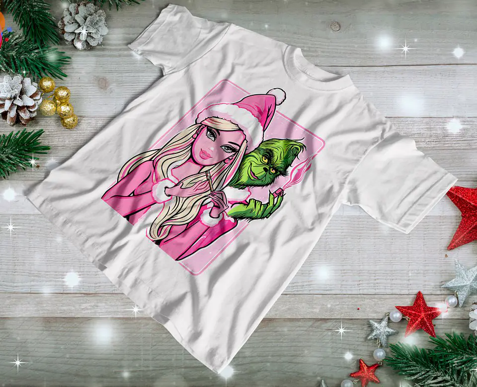 T-shirt Barbie e Grinch 8