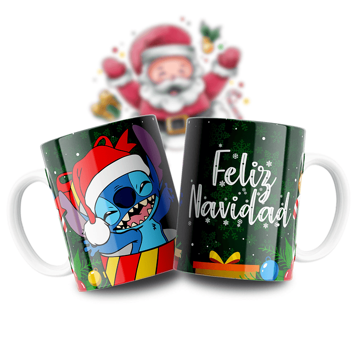 Caneca Stitch Navidad 6