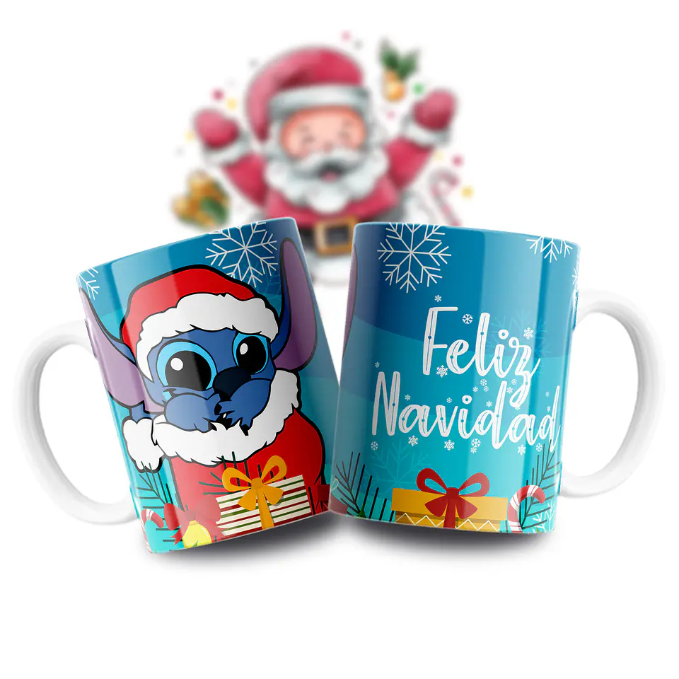 Caneca Stitch Navidad 8