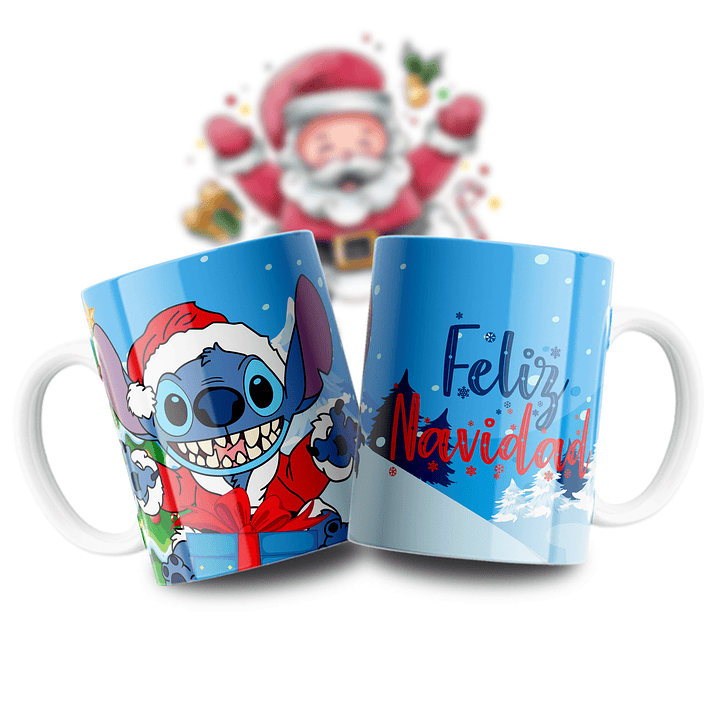 Caneca Stitch Navidad 9