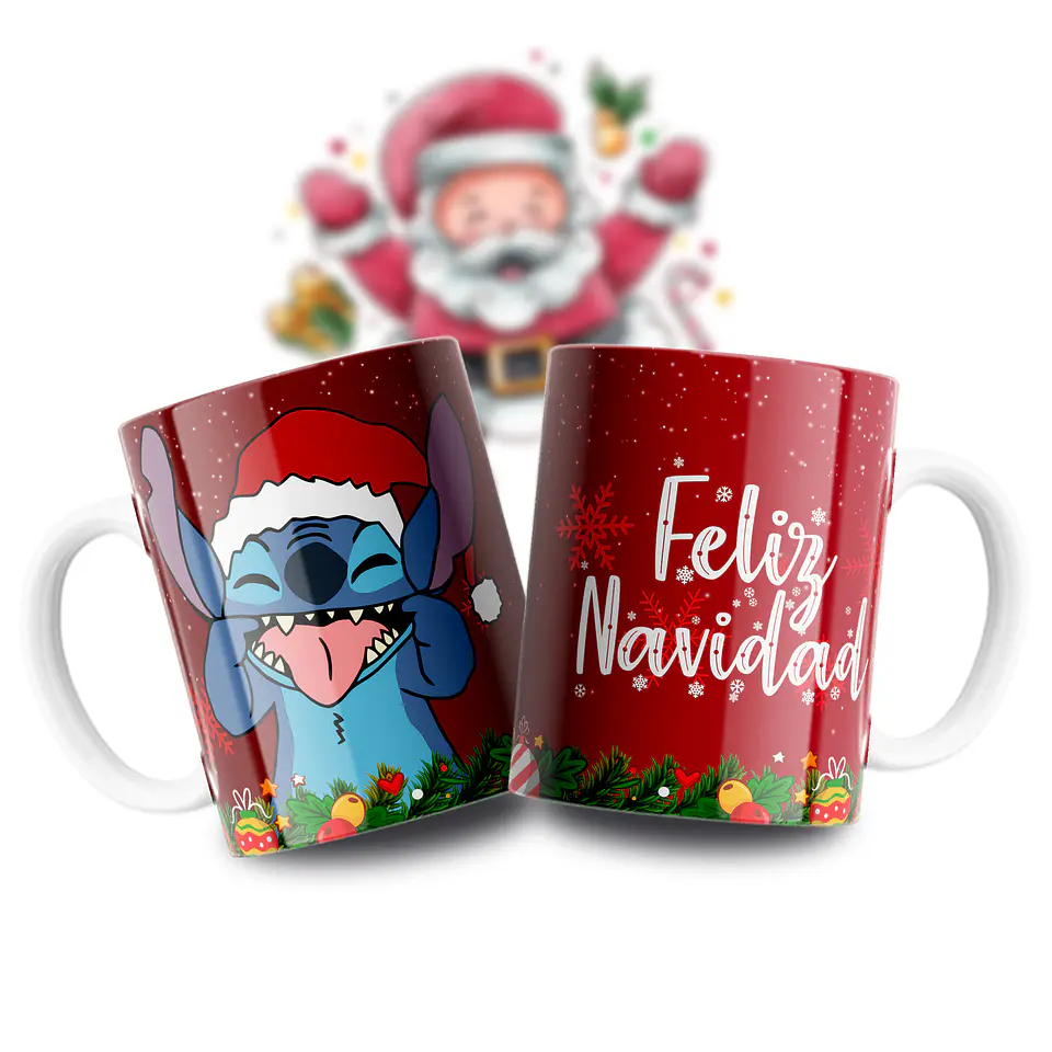 Caneca Stitch Navidad 10