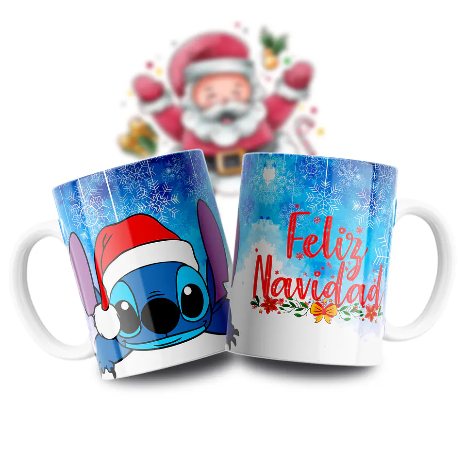 Caneca Stitch Navidad 11