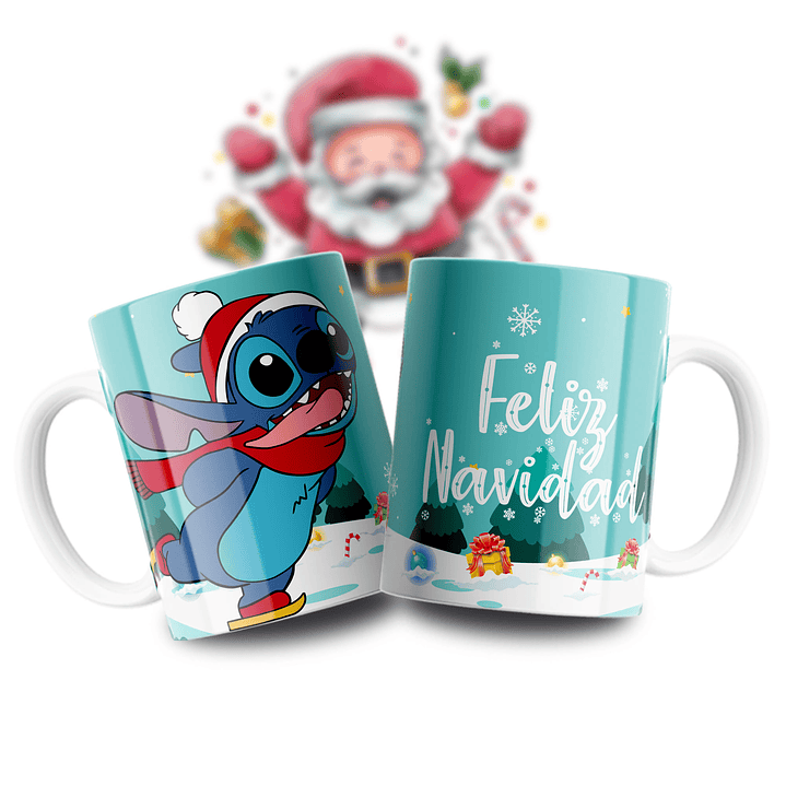 Caneca Stitch Navidad 12