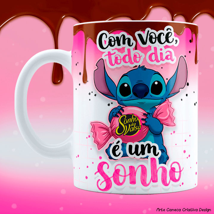 Caneca Stitch Chocolates 2