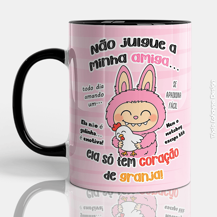 Caneca Labubu Frases 2