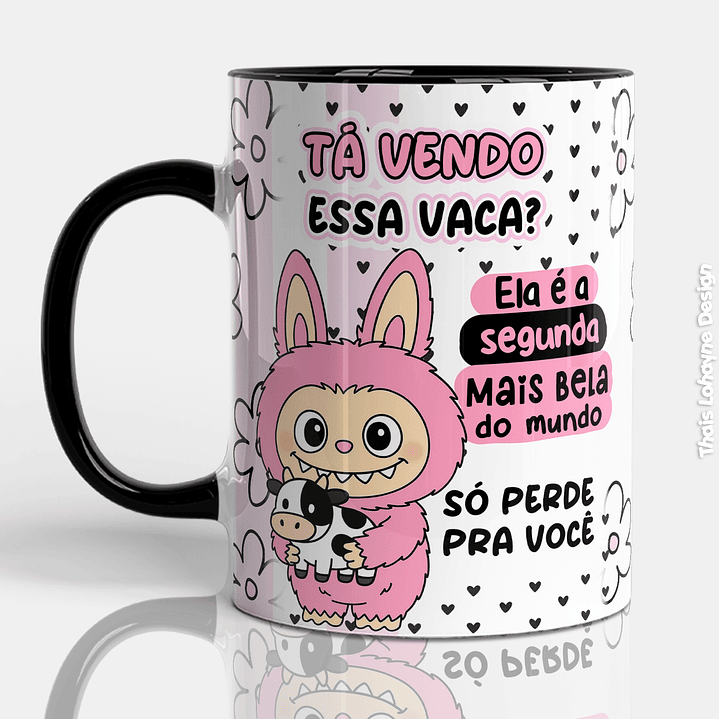 Caneca Labubu Frases 4